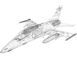 Embraer AMX-T Two Seat Trainer 3D Model