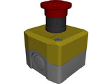 Emergency Stop Button 3D Model preview