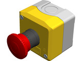Emergency Stop Button 3D Model