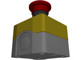 Emergency Stop Button 3D Model