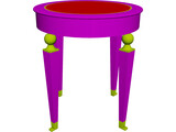 End Table 3D Model preview