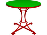 End Table 3D Model preview