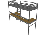 Endo Bed and Desk 3D Model