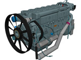 Engine 3D Model preview