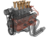 Chevrolet Small Block Engine 3D Model