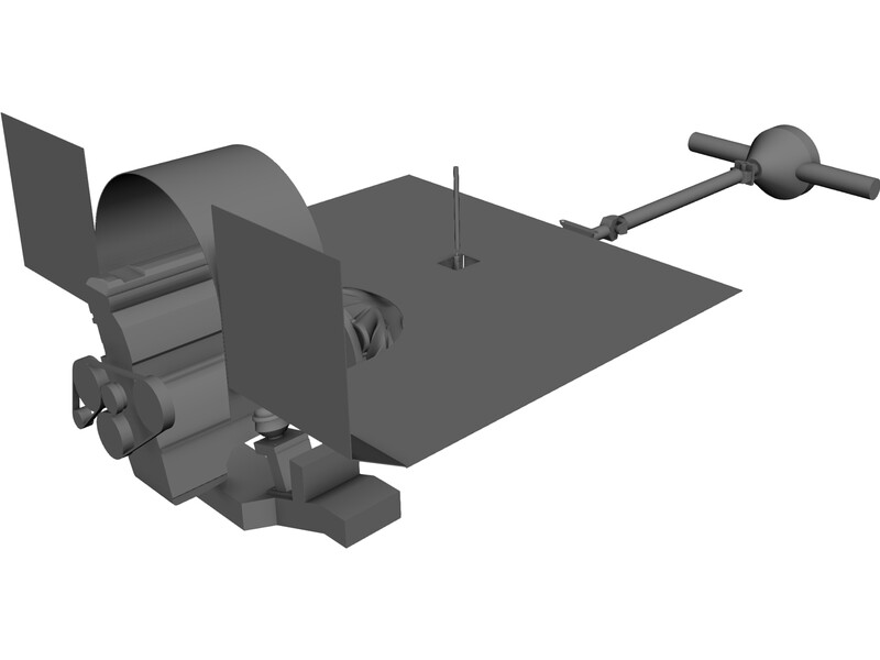 Chevrolet Van W124 300D Engine 3D Model