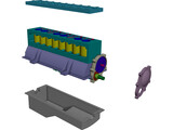 Flathead Straight 8 Engine 3D Model preview