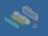 Flathead Straight 8 Engine 3D Model