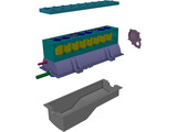 Flathead Straight 8 Engine 3D Model