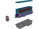 Flathead Straight 8 Engine 3D Model