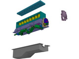 Flathead Straight 8 Engine 3D Model