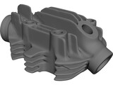 Head Brough Superior 680 Engine 3D Model preview