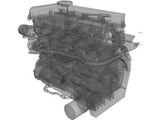 Nissan SR20 Engine 3D Model