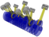 V8 Engine 3D Model