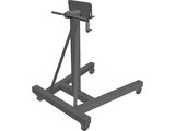 Engine Stand 3D Model preview