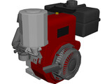 Tecumseh 4-Stoke Engine 3D Model preview