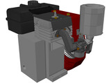 Tecumseh 4-Stoke Engine 3D Model
