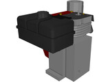 Tecumseh 4-Stoke Engine 3D Model
