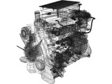 Toyota D4D Engine 3D Model