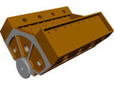 V8 Engine 3D Model preview