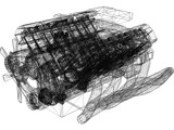 V8 5.0 Litre Engine 3D Model