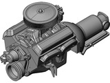 Chevrolet Chevelle V8 Engine 3D Model