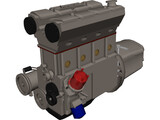 V8 Engine 3D Model preview