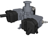 Zenoah G80 Twin Engine 3D Model preview