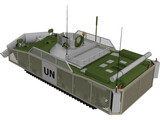 Engineer Tank with Mineplow 3D Model preview