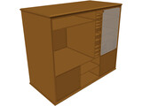 Entertainment Center 3D Model