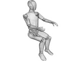 Ergonomic Man 3D Model