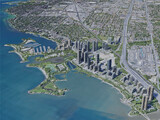 Etobicoke, Toronto, ON, Canada (2019) 3D Model preview