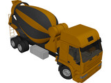 Euro Cement Mixer 3D Model