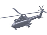 Eurocopter AS-332 Super Puma 3D Model