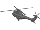 Eurocopter AS-332 Super Puma 3D Model