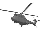 Eurocopter AS-332 Super Puma 3D Model