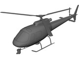 Eurocopter AS-350 B2 Squirrel Ecureuil 3D Model preview