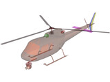 Eurocopter AS-350 Ecureuil 3D Model