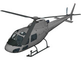 Eurocopter AS-350 Ecureuil 3D Model preview