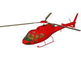 Eurocopter AS-350 Ecureuil 3D Model preview
