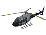 Eurocopter AS-350 3D Model preview