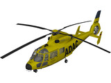 Eurocopter AS-365 Dauphin 3D Model preview