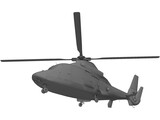 Eurocopter AS-365 Dauphin 3D Model