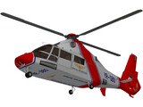 Eurocopter AS-365N Dauphin 2 3D Model