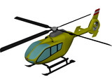 Eurocopter EC-135 3D Model preview