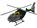 Eurocopter EC-135 Guardia Civil 3D Model preview