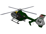Eurocopter EC-135 Guardia Civil 3D Model