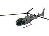 Eurocopter Gazelle 3D Model preview