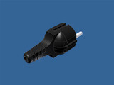 European Electrical Plug 3D Model