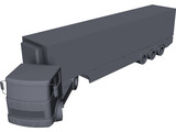 European Truck 3D Model preview